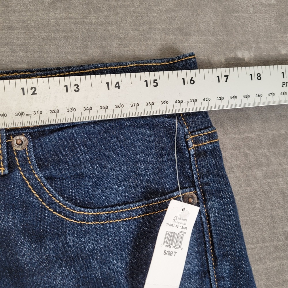 Gap Denim Womens 8/29T Bootcut Jeans Dark Wash Stretch Tall 8 29 Long New - Picture 7 of 9